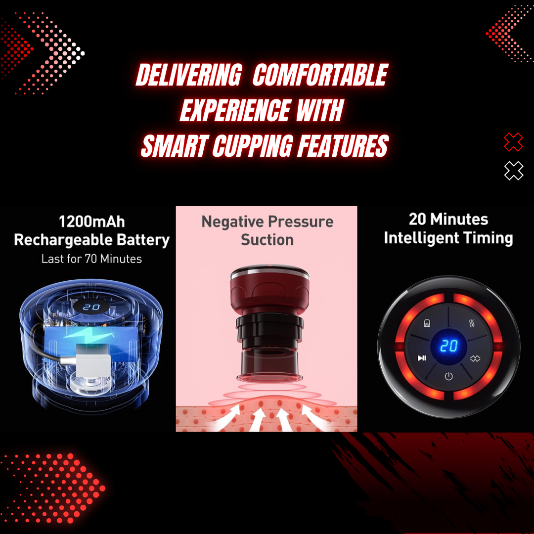 Electric Vacuum Cupping Massager Fat Burning Slimming