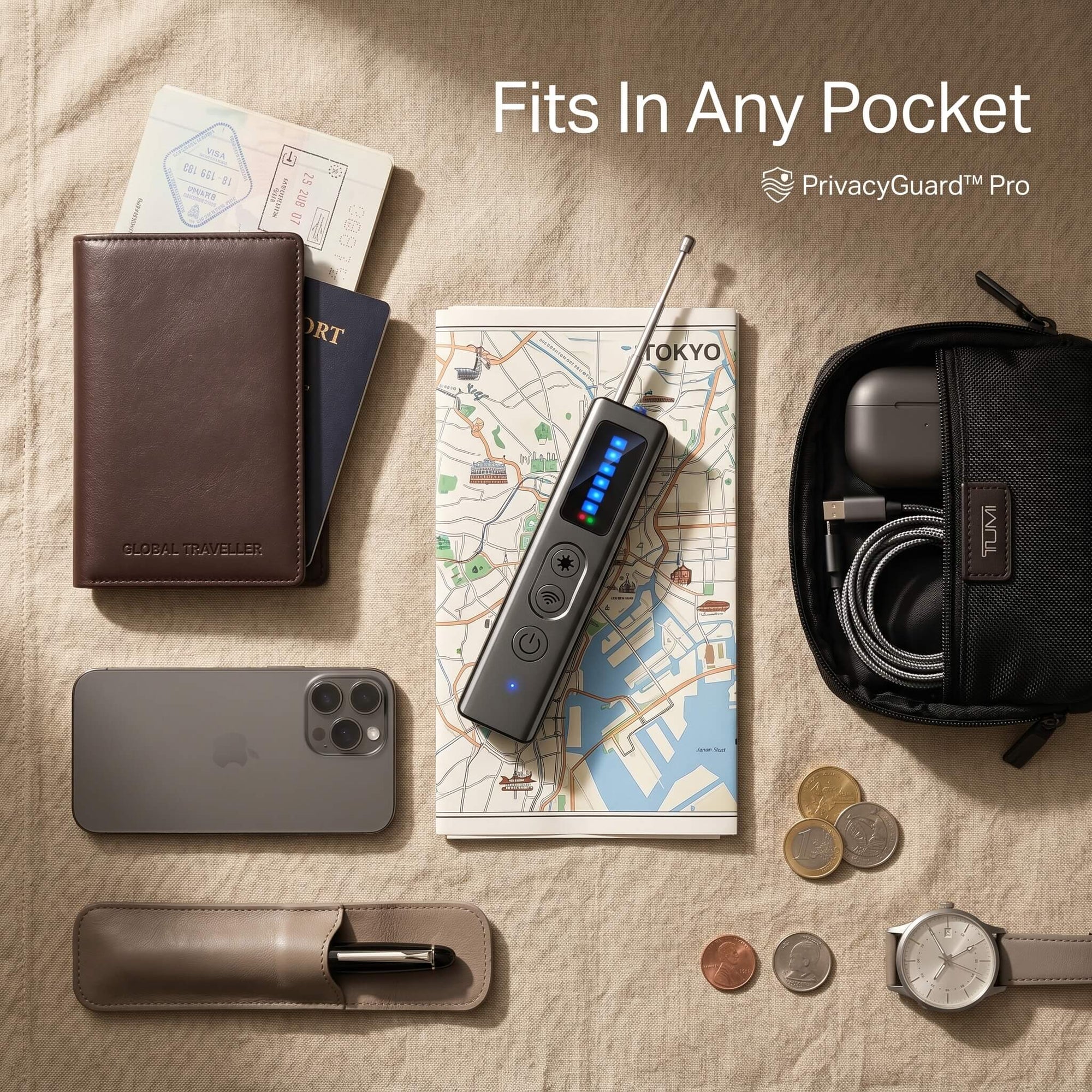 PrivacyGuard™ Pro Hidden Camera & GPS Detector