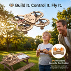 AeroCraft™ Wooden DIY Quadcopter Drone