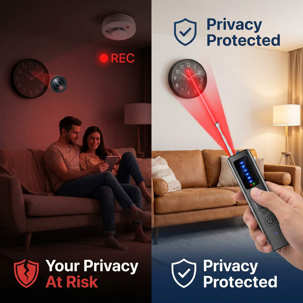 PrivacyGuard™ Pro Hidden Camera & GPS Detector