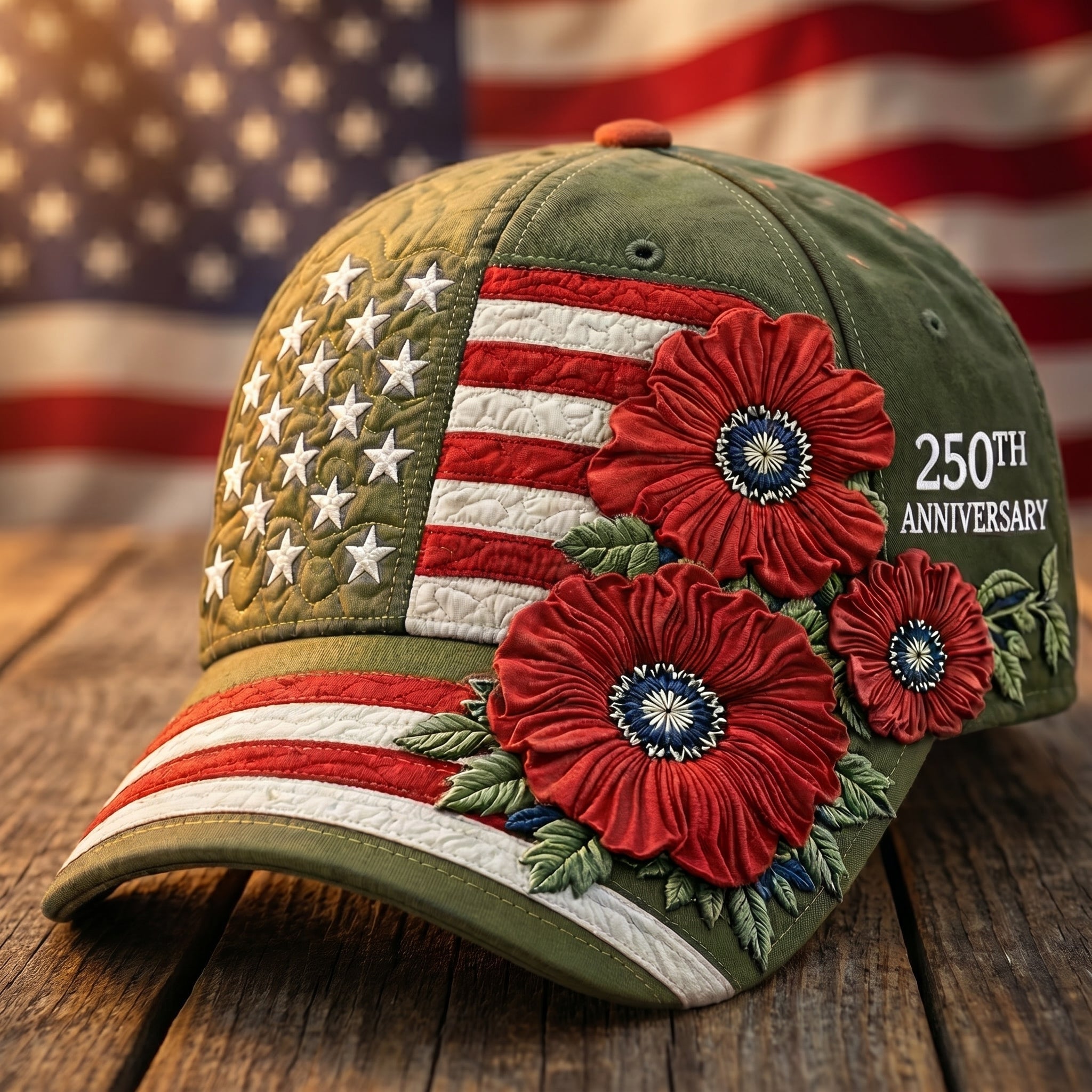 250th Anniversary 3D Printed Snapback Hat
