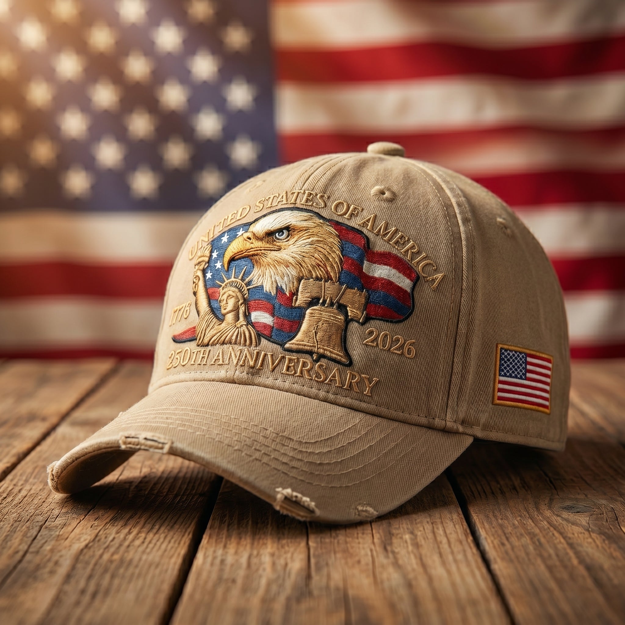 250th Anniversary Embroidered Printed Hat
