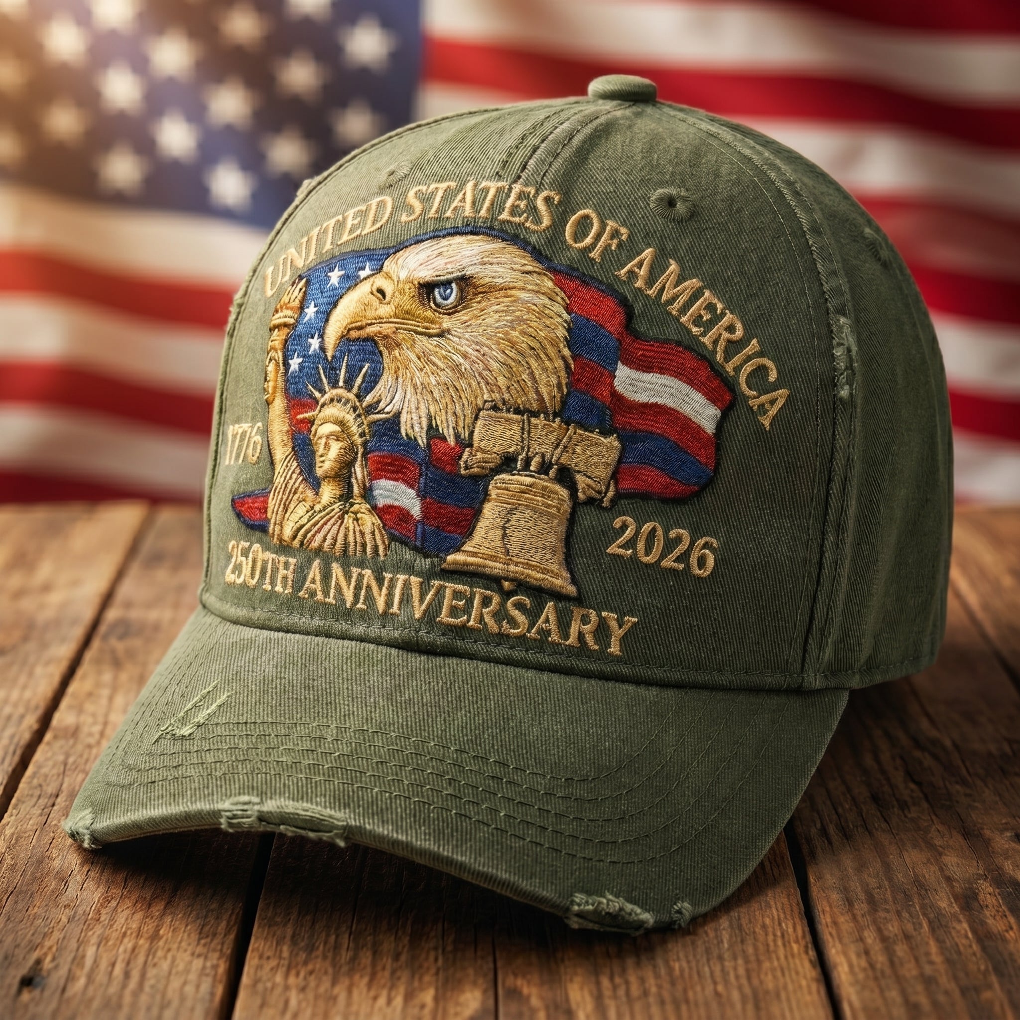 250th Anniversary Embroidered Printed Hat