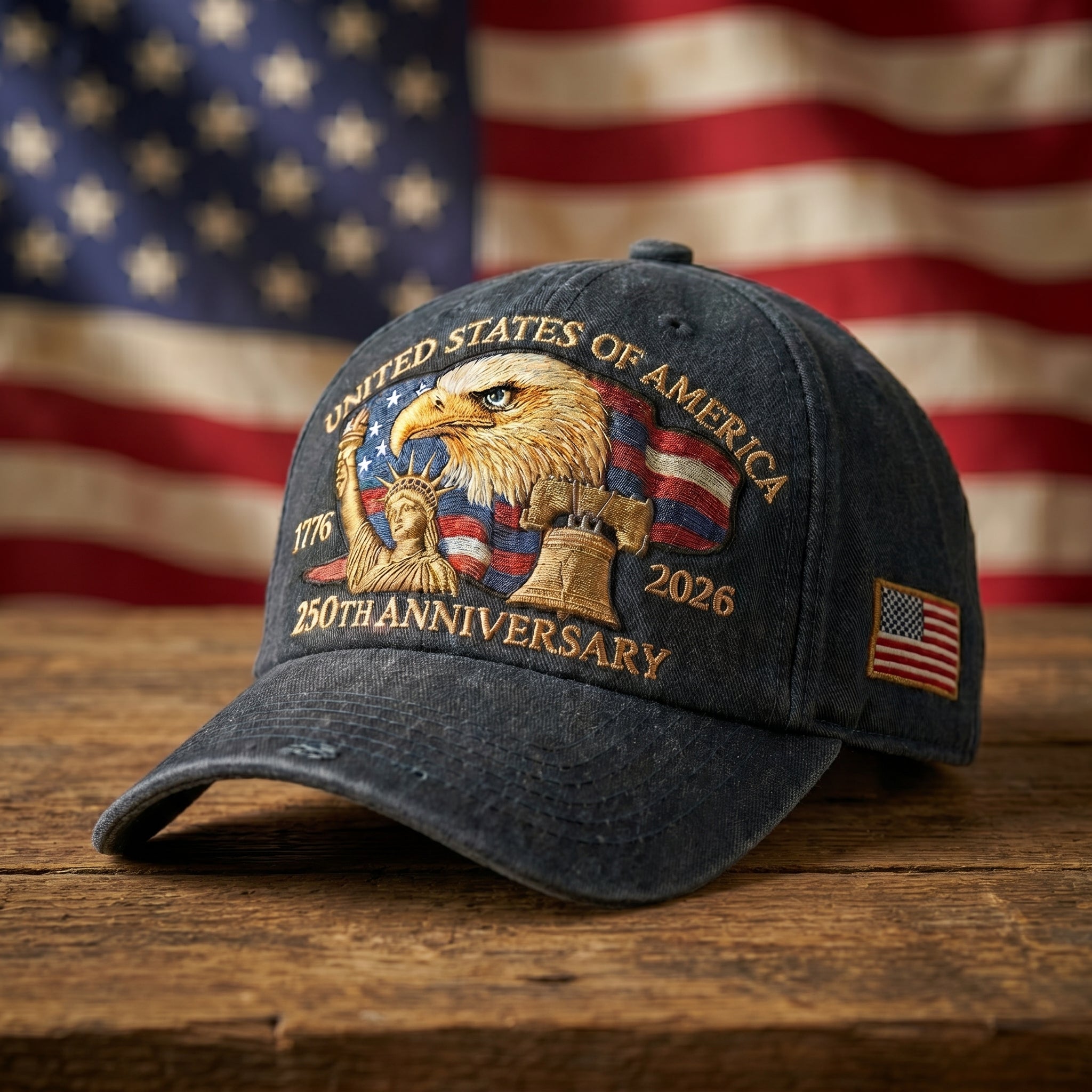 250th Anniversary Embroidered Printed Hat