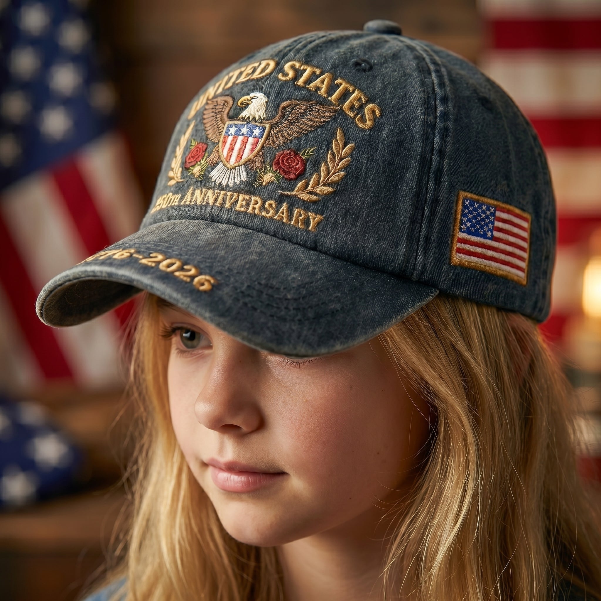 250th Anniversary Embroidered Snapback Hat