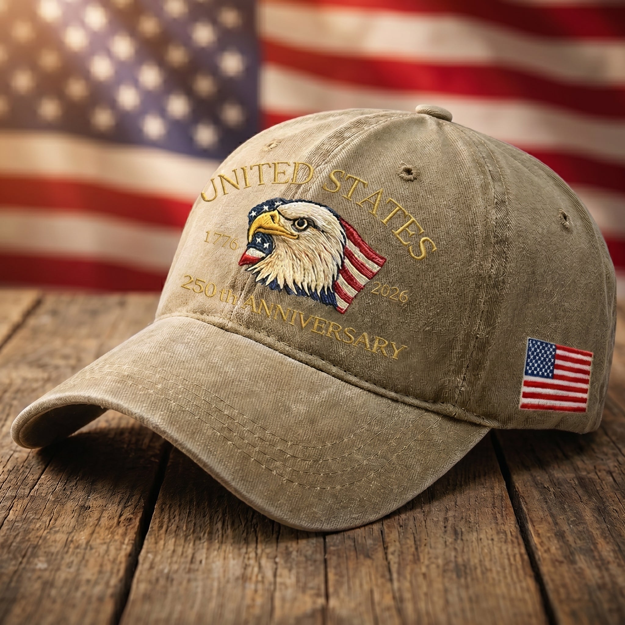 250th Anniversary Washed-Print Hat