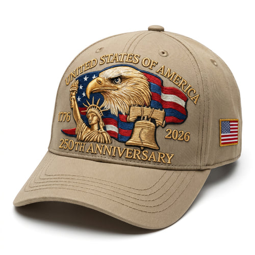 250th Anniversary Embroidered Printed Hat