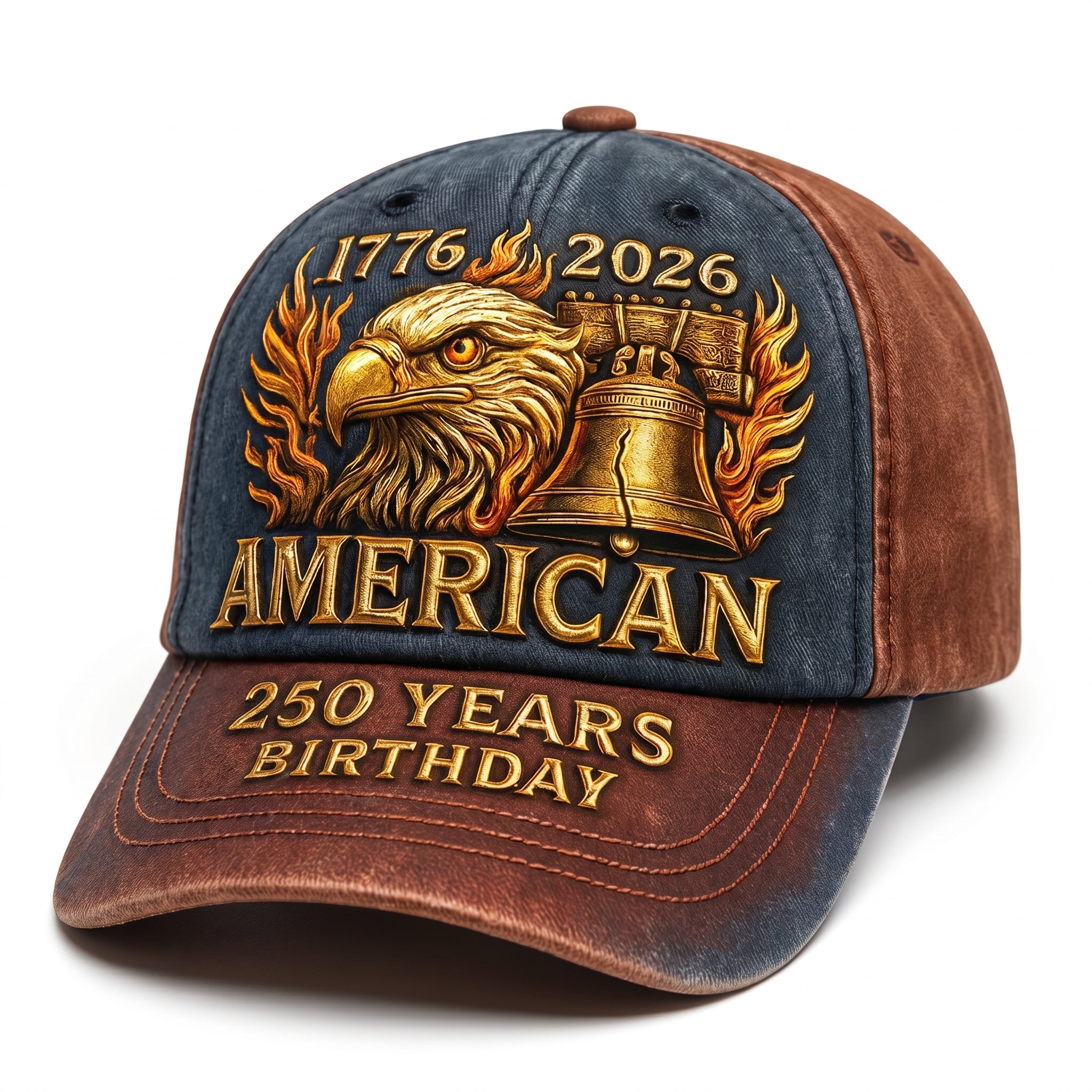 250th Anniversary Embroidered Printed Visor Hat