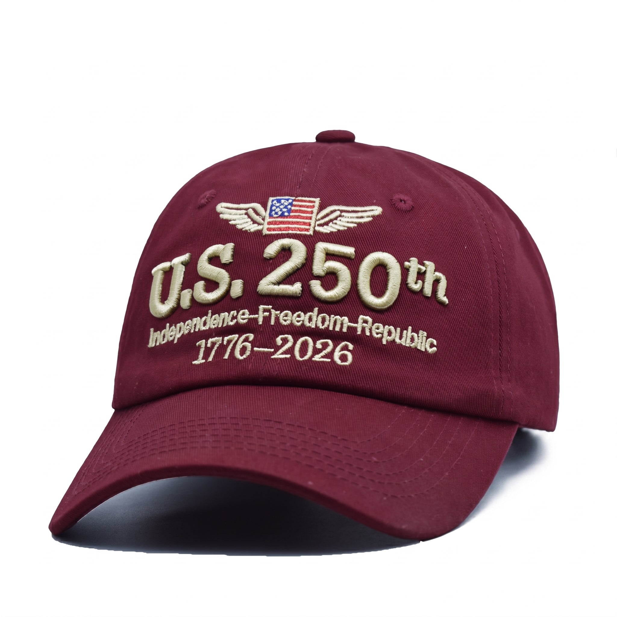 250th Anniversary Embroidered Retro Washed Hat