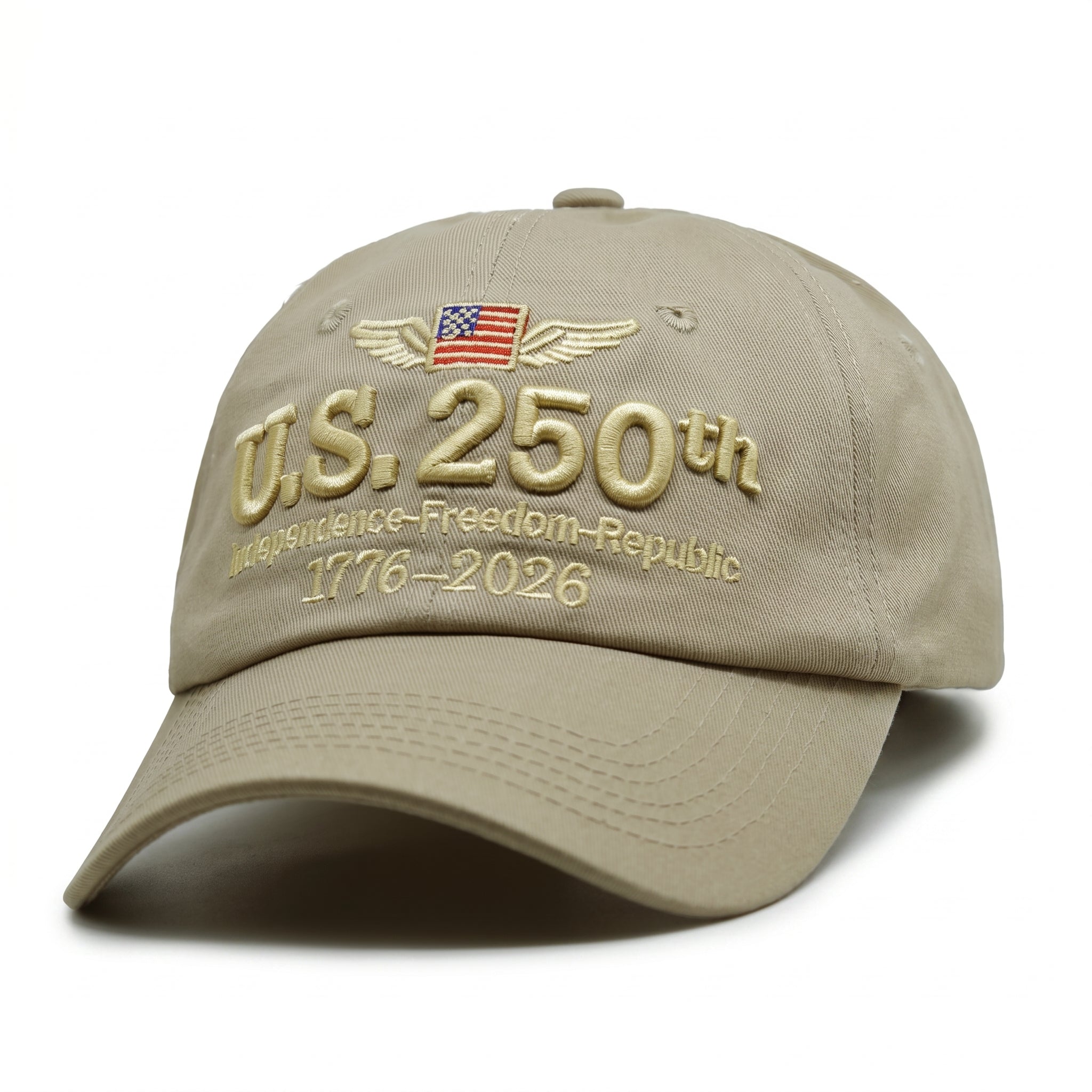 250th Anniversary Embroidered Retro Washed Hat