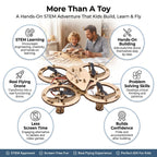 AeroCraft™ Wooden DIY Quadcopter Drone