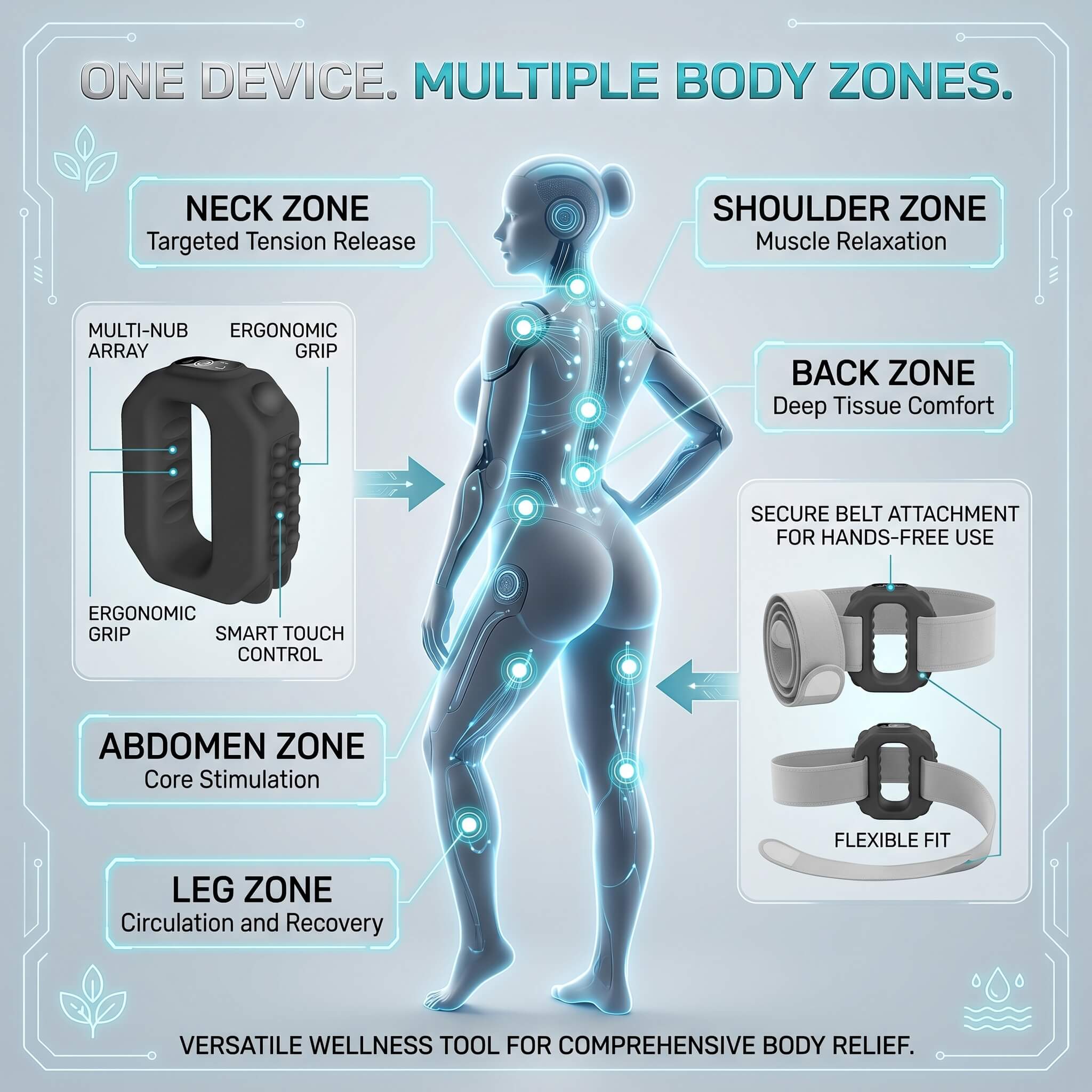 FasciaPulse Pro™ Muscle Training & Fascia Stimulator