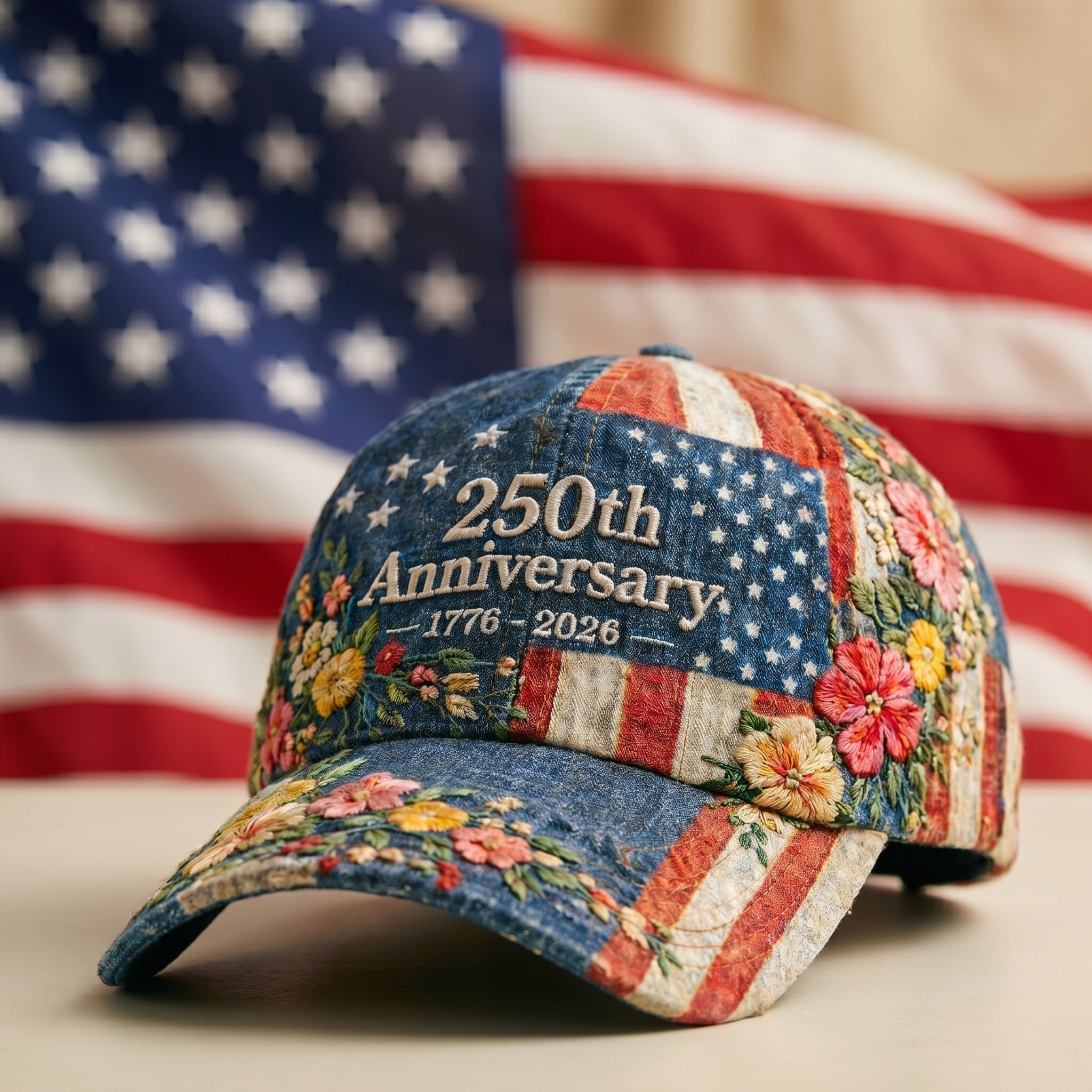 250th Anniversary 3D Digital Print Hat