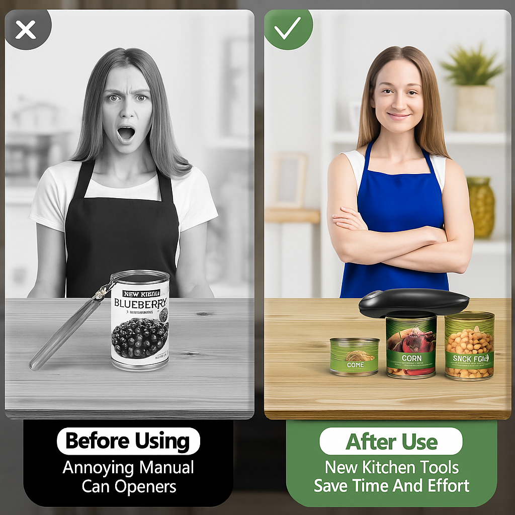 OneTouch™ Auto Electric Hand Free Bottle & Jar Opener
